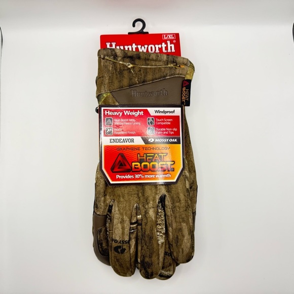 Mossy Oak Endeavor Heavy Weight Hunting Gloves  Graphene Technology Warm Durable - Picture 1 of 9